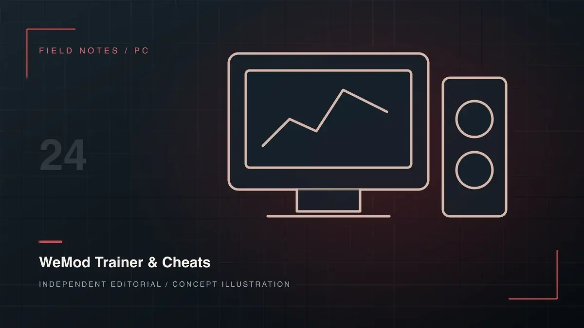 Original wemod trainer & cheats concept diagram